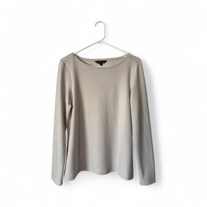 Banana Republic Beige Long Sleeve Tee